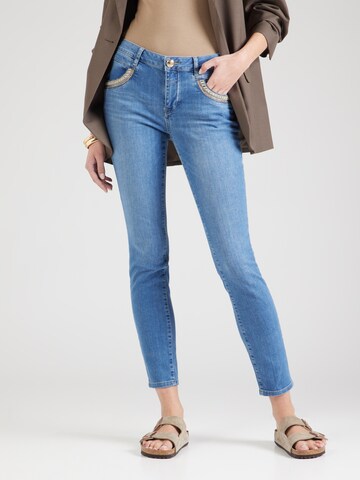 MOS MOSH Skinny Jeans 'Naomi Diva' i blå: framsida