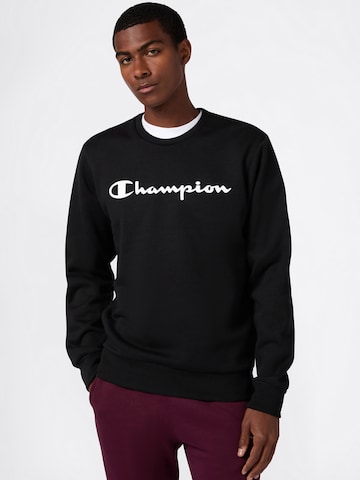 Sweat-shirt Champion Authentic Athletic Apparel en noir : devant