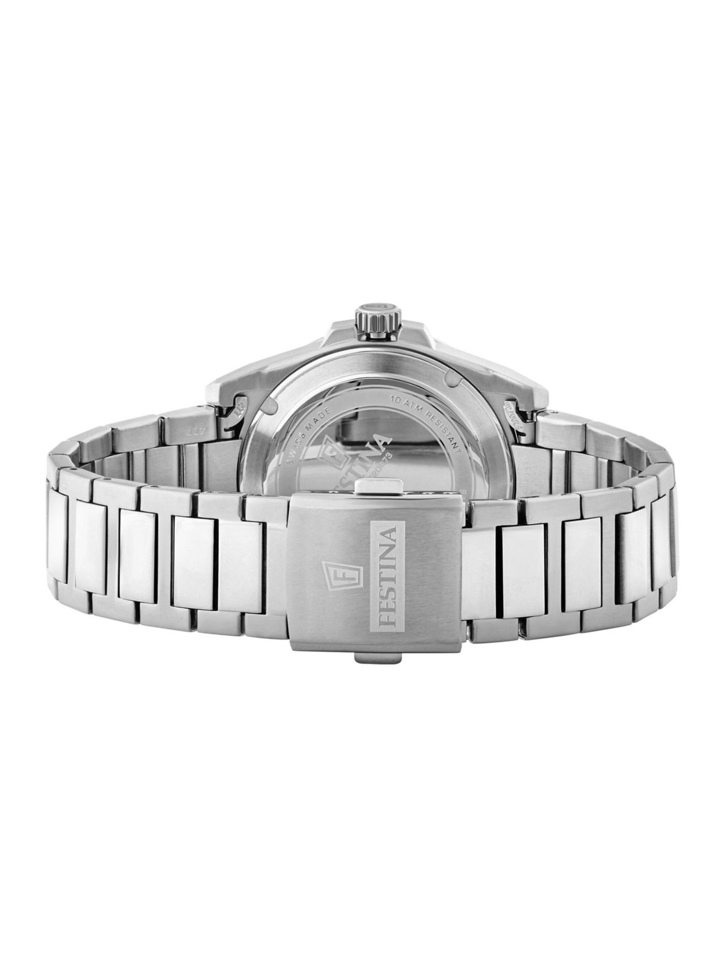 FESTINA Zegarek analogowy 'Date watch Classics Swiss Made' w kolorze zielony