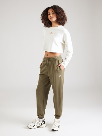 ADIDAS SPORTSWEAR Конический (Tapered) Спортивные штаны 'Essentials' в Зеленый