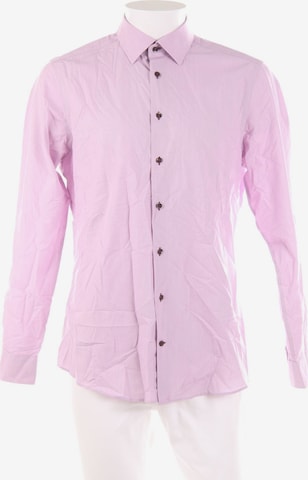 maddison Button Up Shirt in L in Purple: front