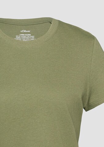 T-shirt s.Oliver en vert