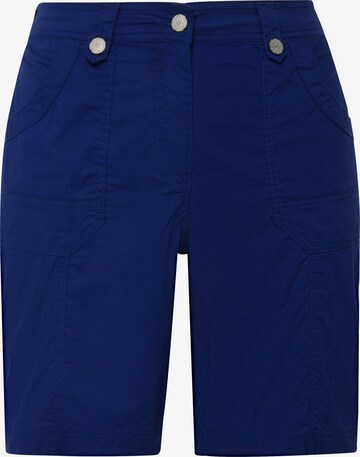 Ulla Popken Regular Pants in Blue: front