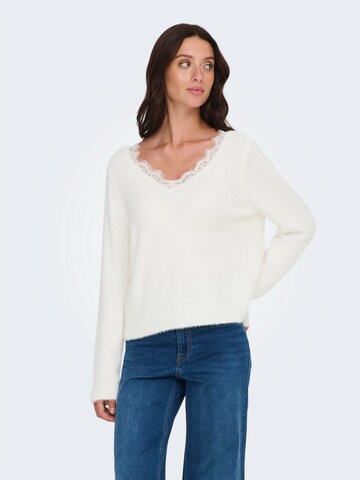 ONLY Pullover 'ONLZALA' in Weiß: Vorderseite