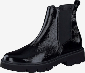 Paul Green Chelsea Boots in Black: front