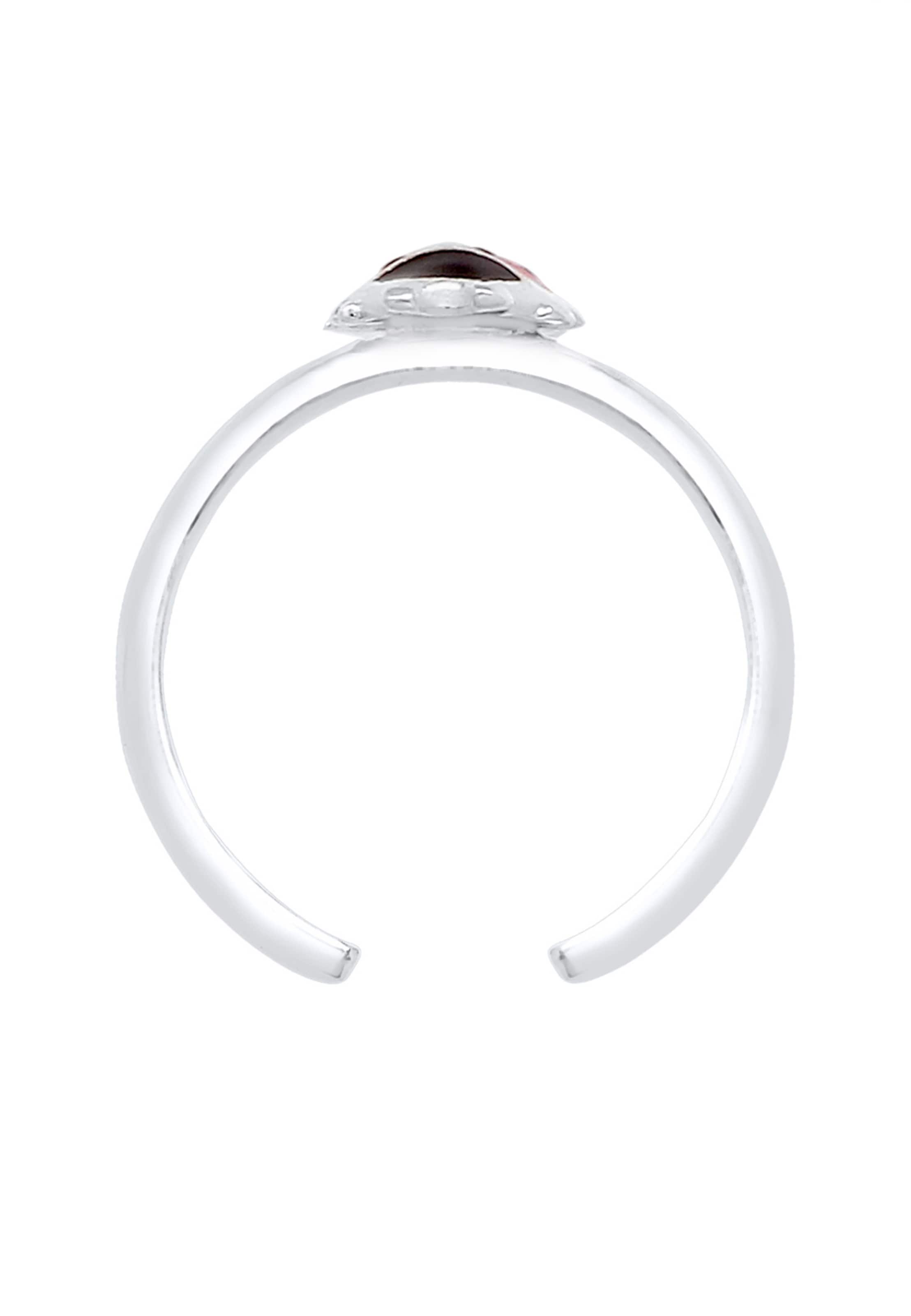 ELLI Ring 'Käfer' in Silber