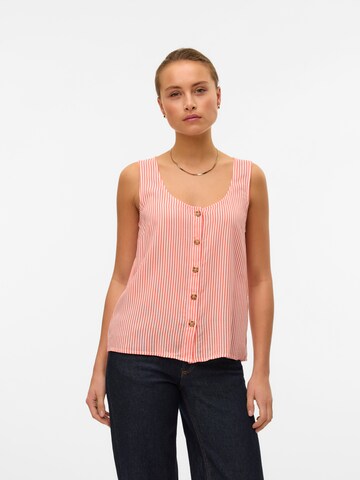 Chemisier 'VMBumpy' VERO MODA en rouge : devant