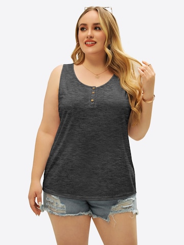 Imily Bela - Top en gris: frente