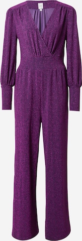 ICHI Jumpsuit 'NELLY' in Lila: predná strana