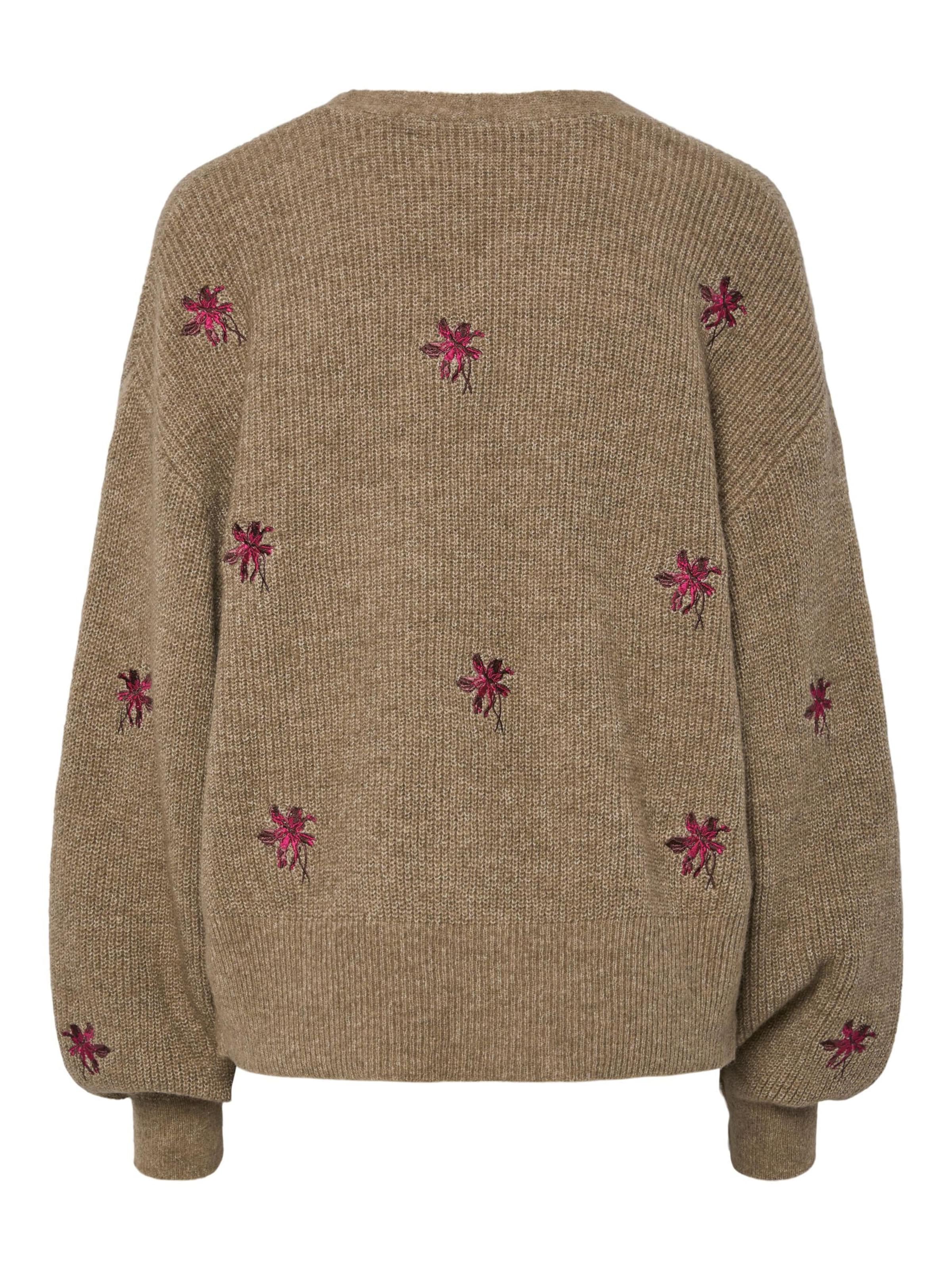 Cardigan 'YASFleur' YAS en marron