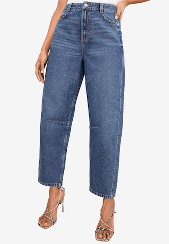 Barrel Jeans di Friends Like These in blu: frontale