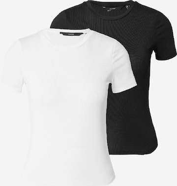 Tricou 'JILL' de la VERO MODA pe negru: față