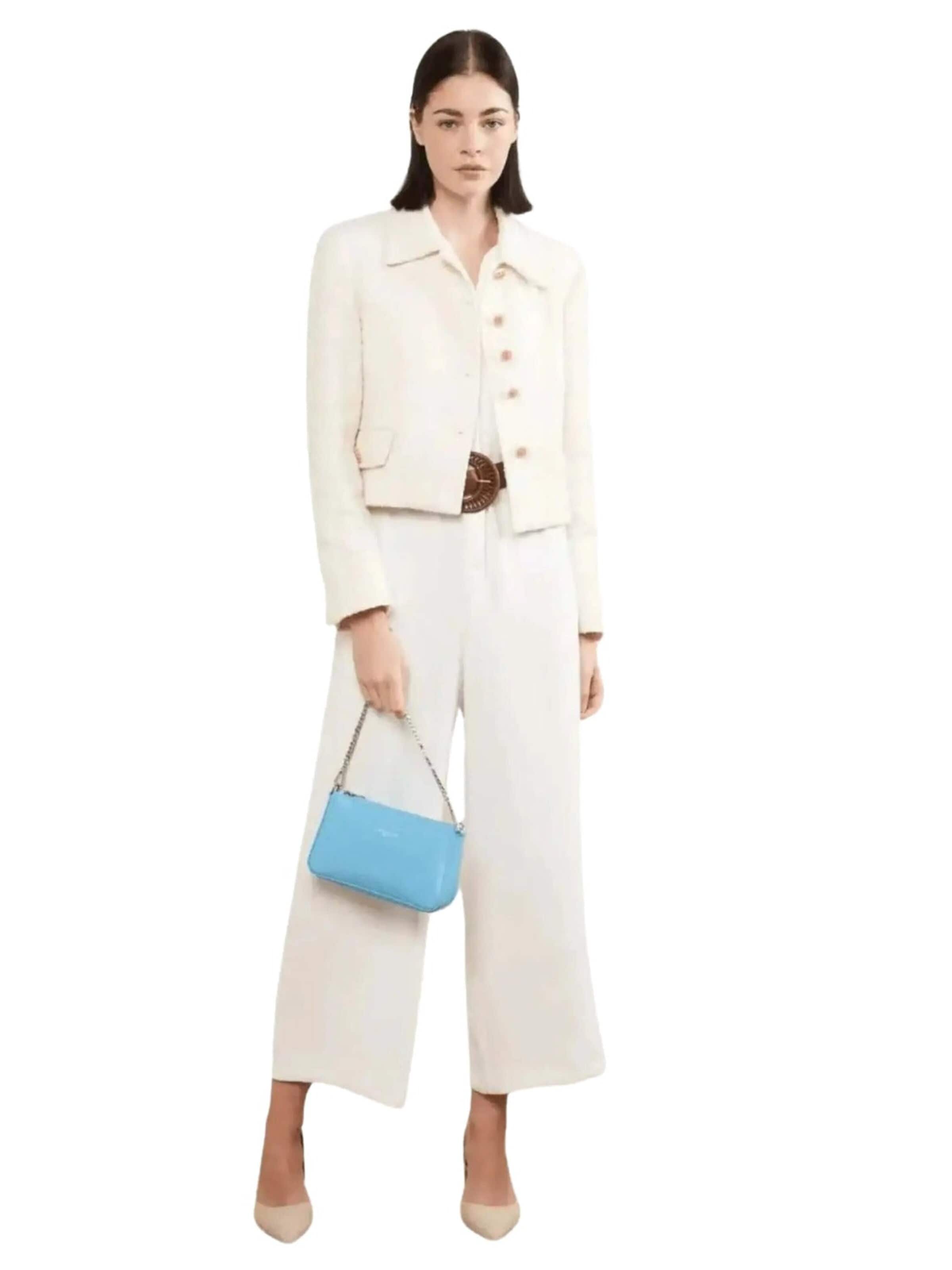 Sac bandoulière 'Lancaster Sac trotteur Zippée Suave Even Bleuatoll' LANCASTER Paris en bleu