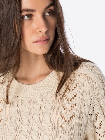 Pull-over 'IHPOLITE' ICHI en beige