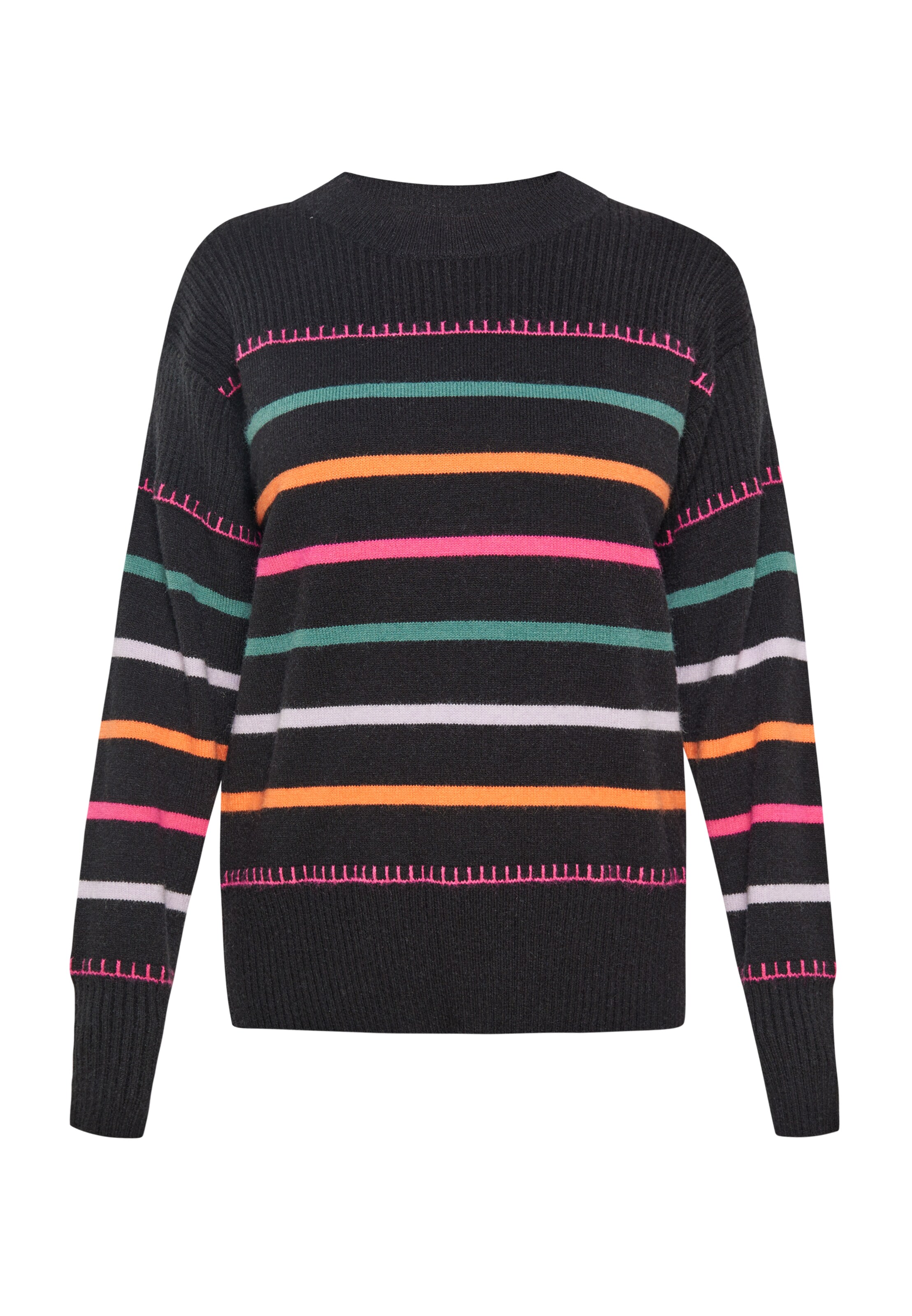 usha BLUE LABEL Trui 'Fashion Look' in Zwart: voorkant