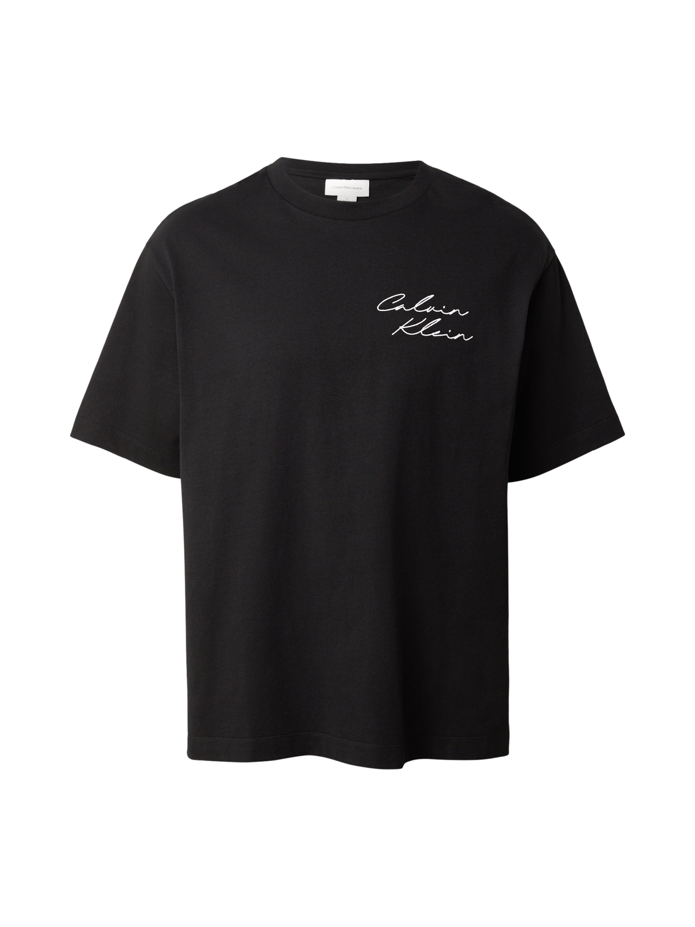 Calvin Klein Jeans Majica '16S APRIL' | črna barva: sprednja stran
