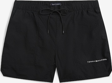 Shorts de bain Tommy Hilfiger Underwear en noir : devant
