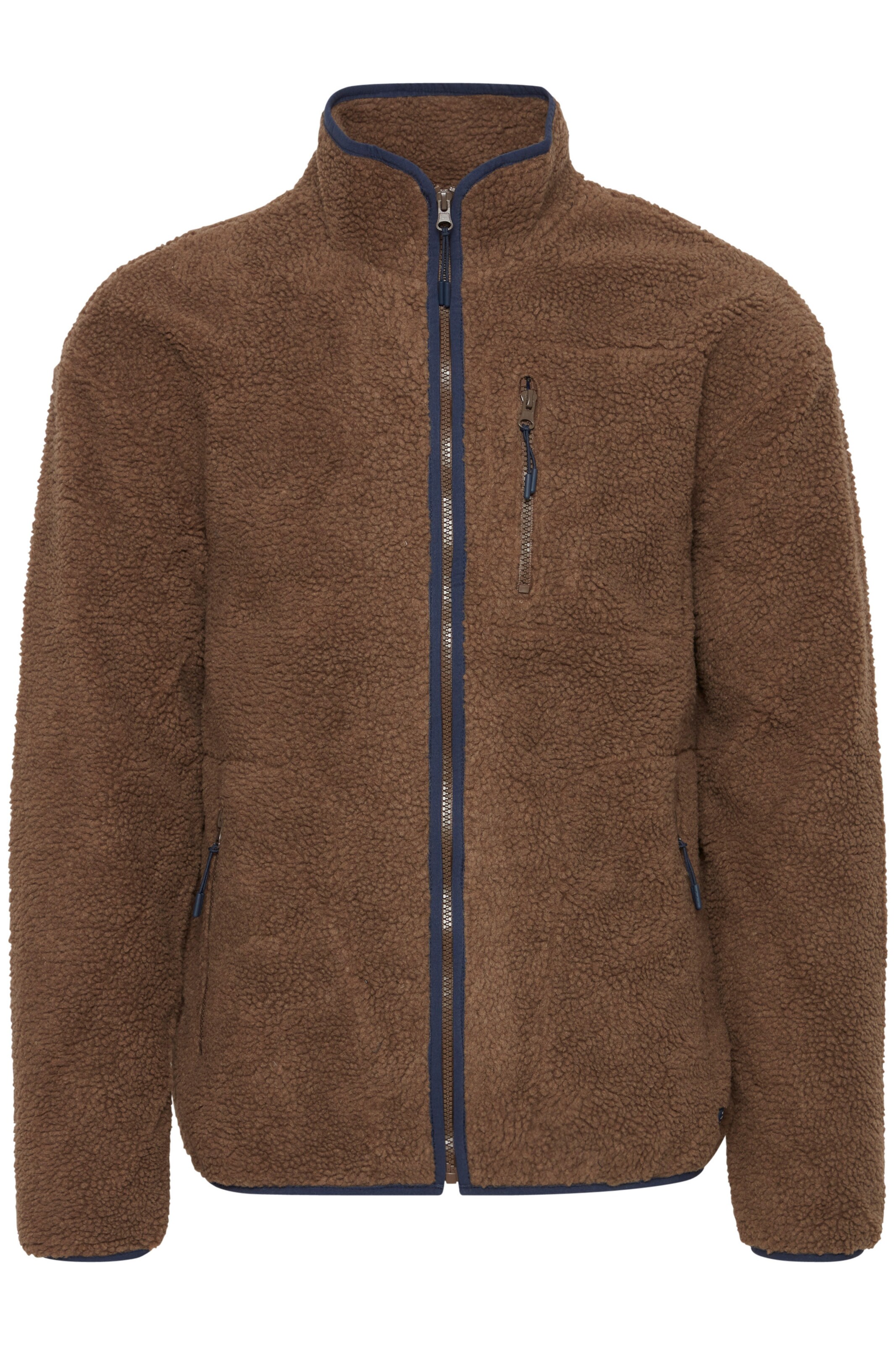 BLEND - Casaco de velo em castanho: frente