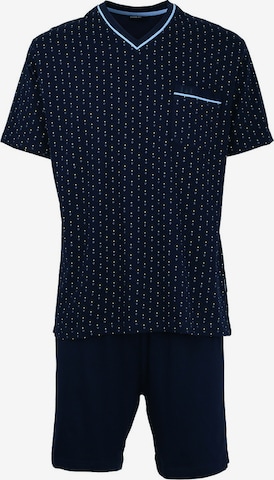 Götzburg Short Pajamas in Blue: front