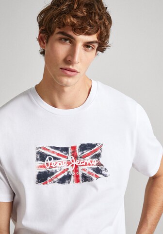 Pepe Jeans Shirt 'Clag' in Wit