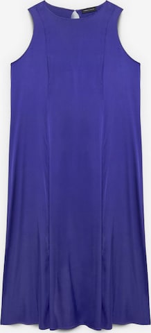 Abito di Fiorella Rubino in blu: frontale