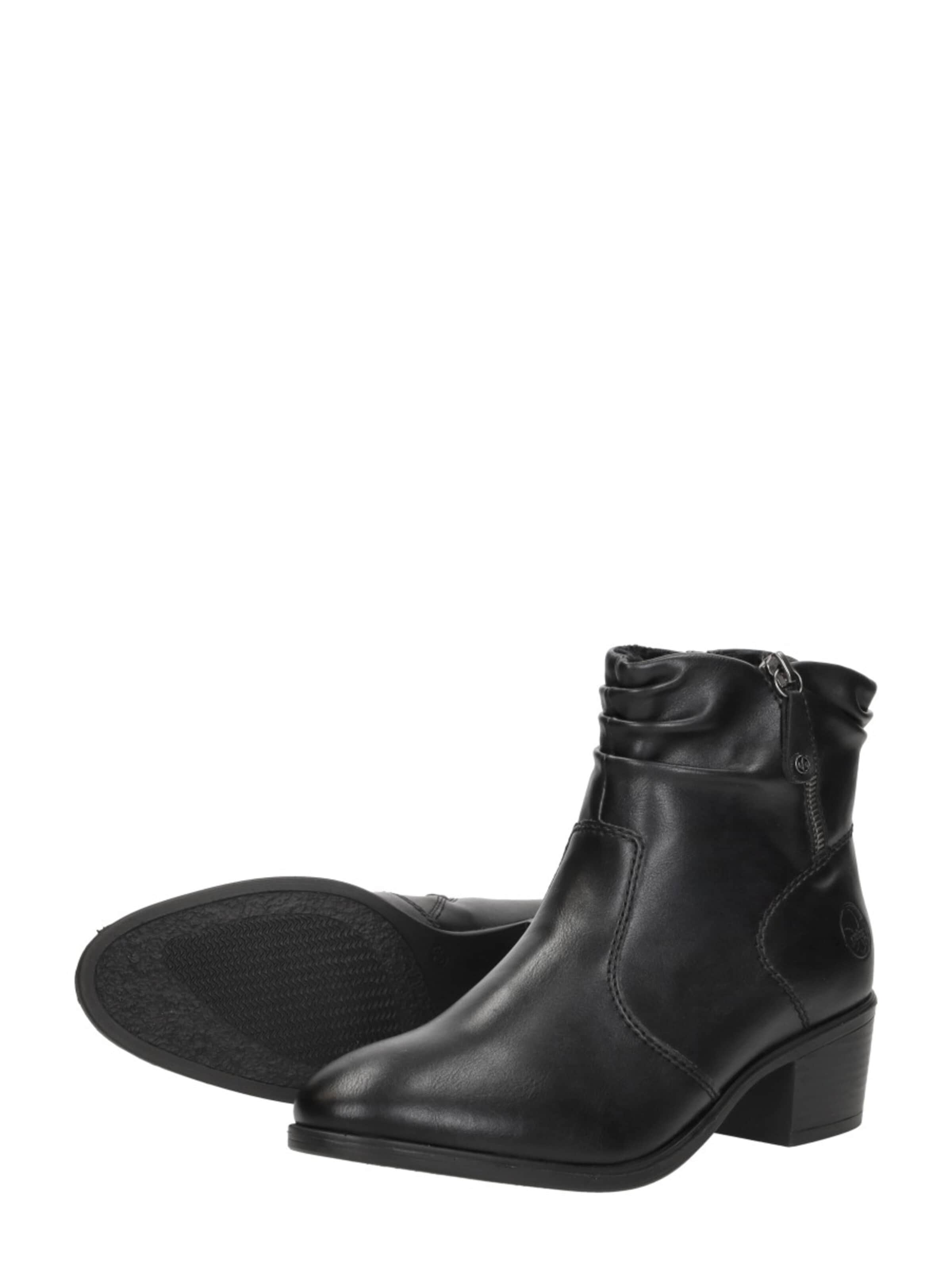 Boots 'Enkellaarsjes Hak' Rieker en noir