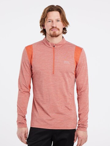 PROTEST Athletic Sweatshirt 'PRTSTRAYED' in Orange