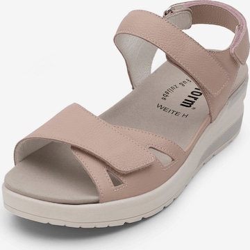 VITAFORM Sandaal in Beige: voorkant