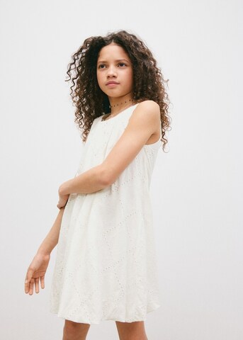 MANGO KIDS Kleid 'Patmos' in Weiß: Vorderseite