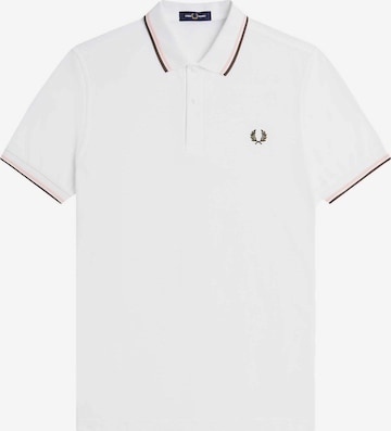 Fred Perry Shirt in Wit: voorkant