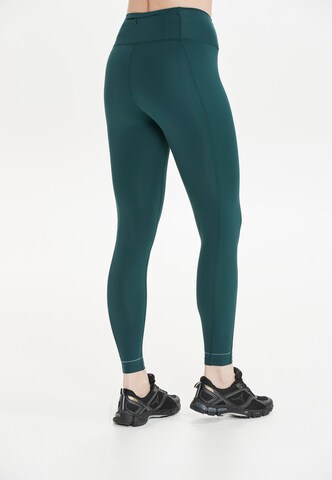 ENDURANCE Skinny Sporthose 'THADEA POCKET  XQL' in Grün