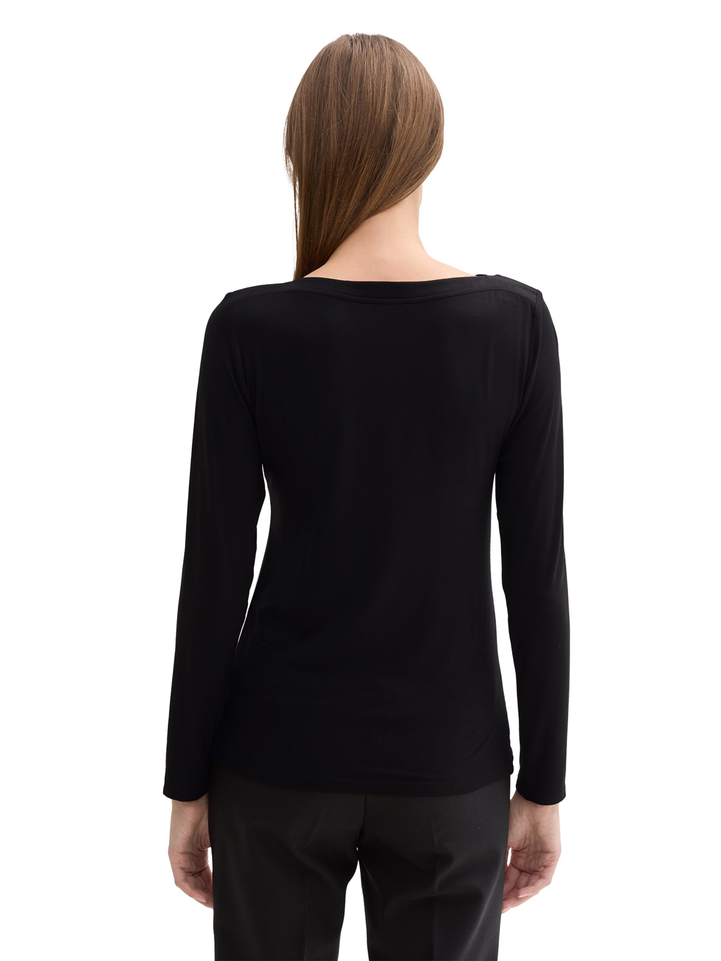 TOM TAILOR Tričko – černá