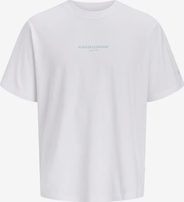 T-Shirt 'JORHyeres' JACK & JONES en blanc : devant