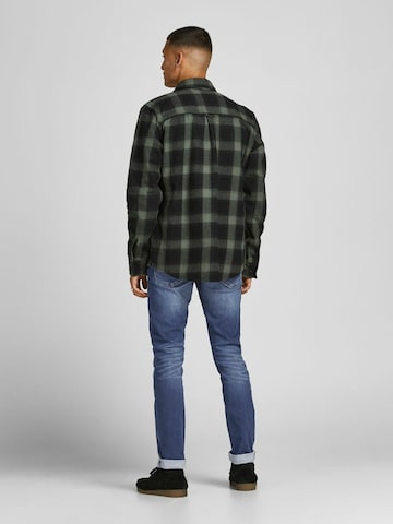 Coupe slim Jean 'Glenn' JACK & JONES en bleu