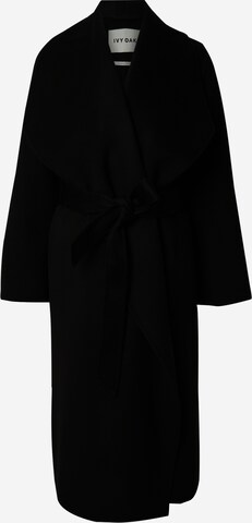 IVY OAK Between-seasons coat 'CARRIE ROSE' in Black: front