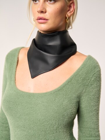 ABOUT YOU x Laura Giurcanu Knit dress 'Alara' in Green