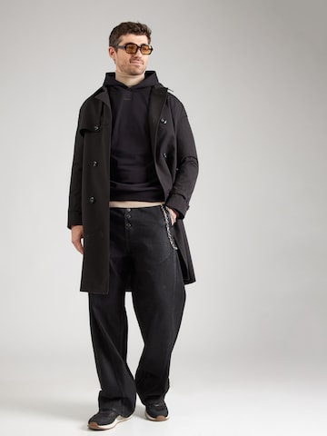 Bluză de molton 'Zixin' de la BOSS pe negru