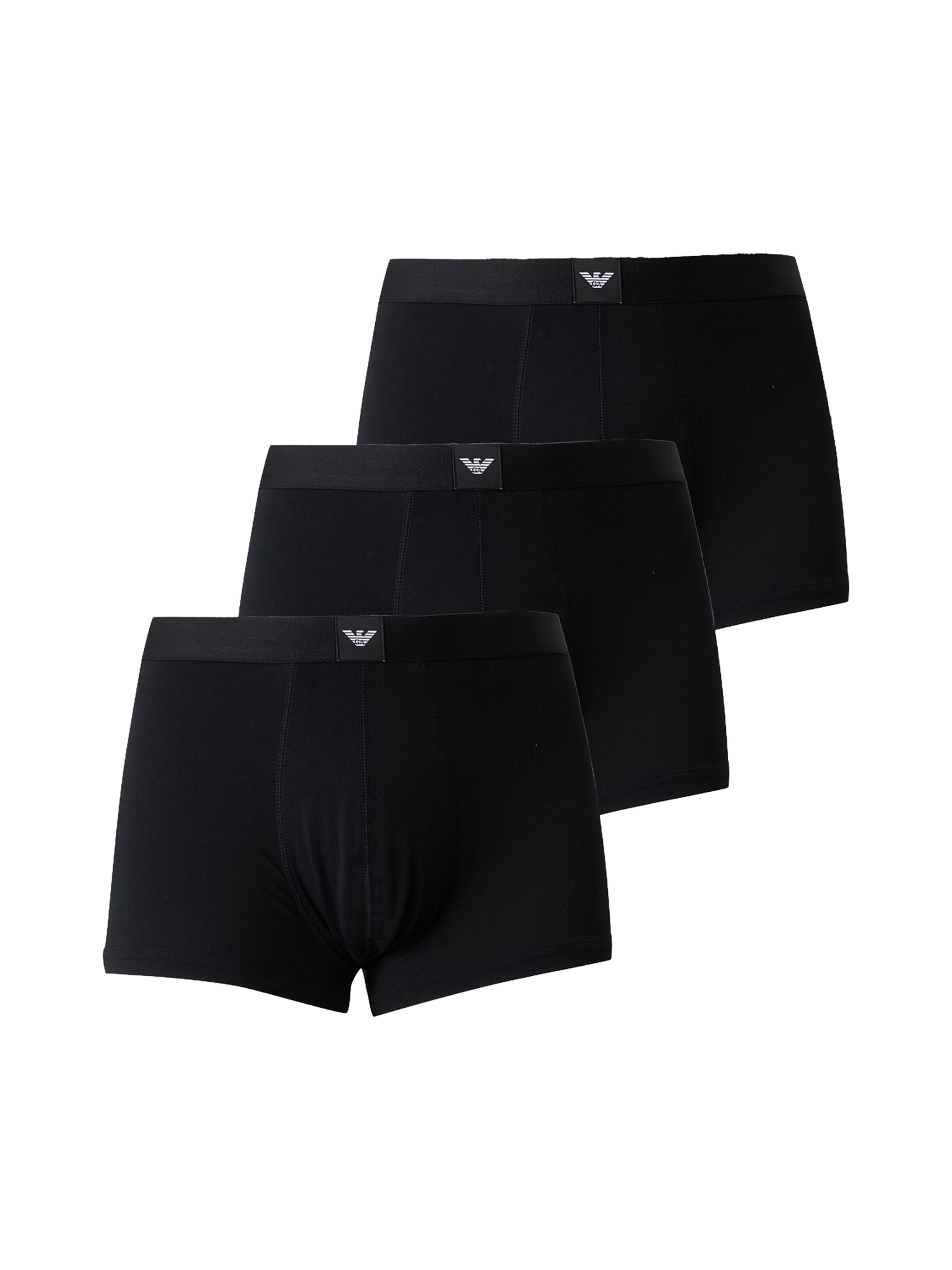Boxers Emporio Armani en noir : devant