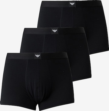 Boxers Emporio Armani en noir : devant