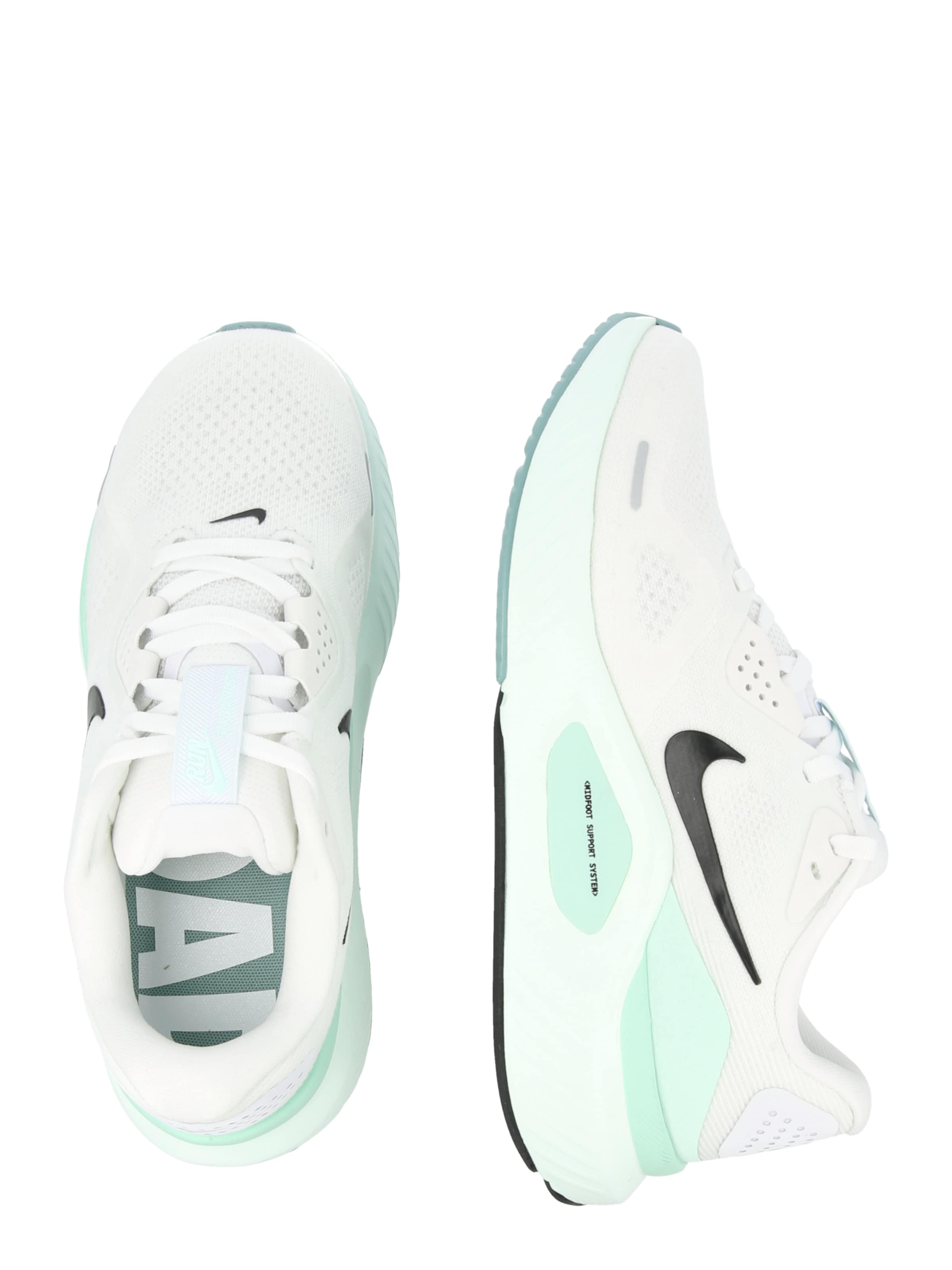 Sneaker de alergat 'STRUCTURE 26' de la NIKE pe alb: lateral
