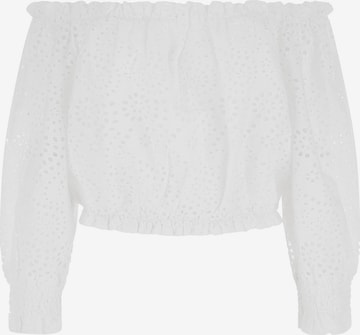 GUESS Blouse in Wit: voorkant