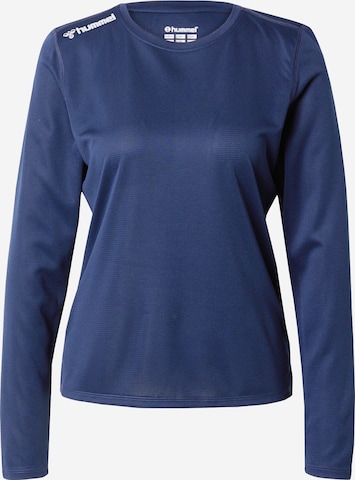 Hummel Performance shirt in Blue: front