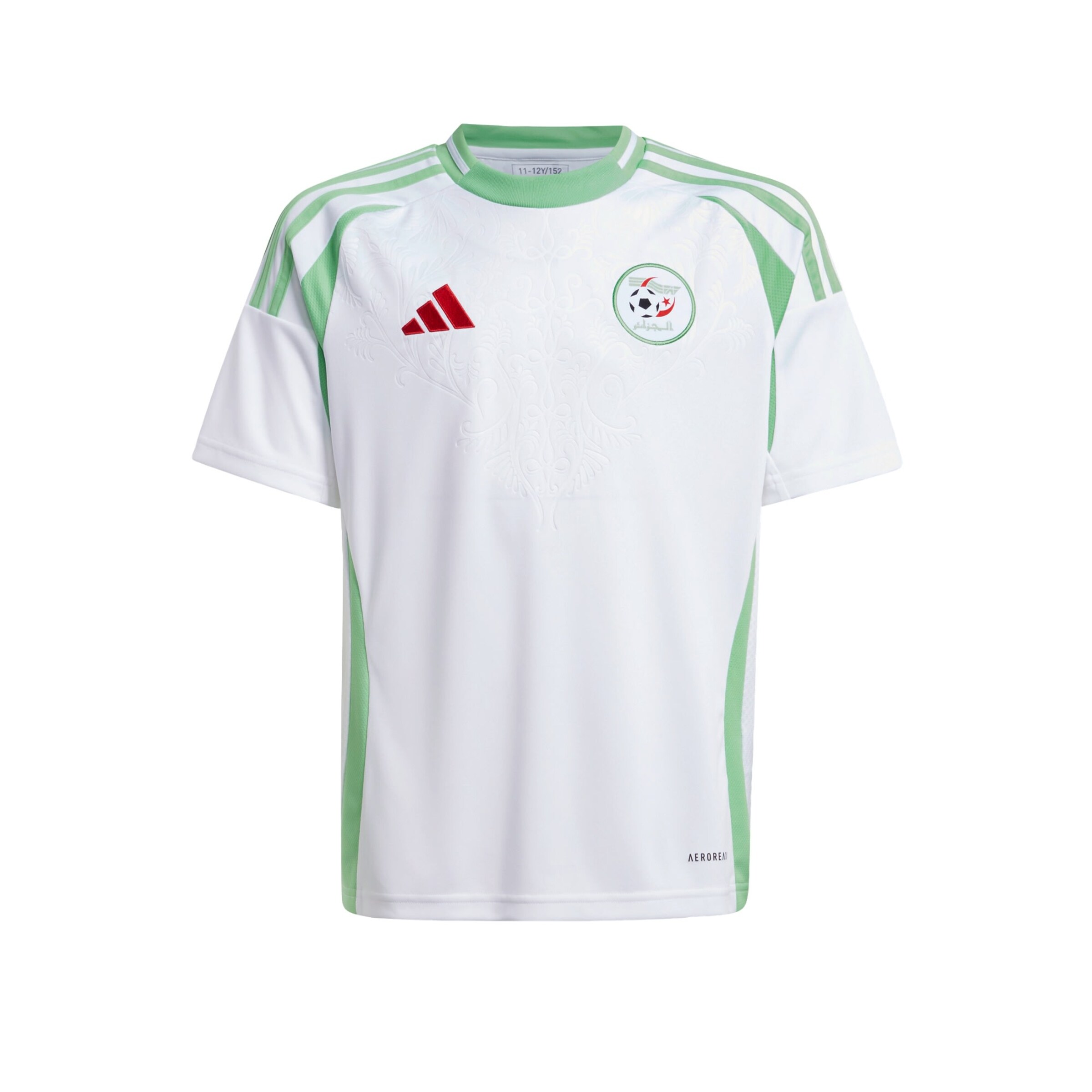 ADIDAS PERFORMANCE - Camiseta funcional 'Algeria 24 Home' en blanco: frente