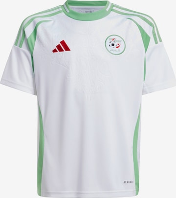 T-Shirt fonctionnel 'Algeria 24 Home' ADIDAS PERFORMANCE en blanc : devant