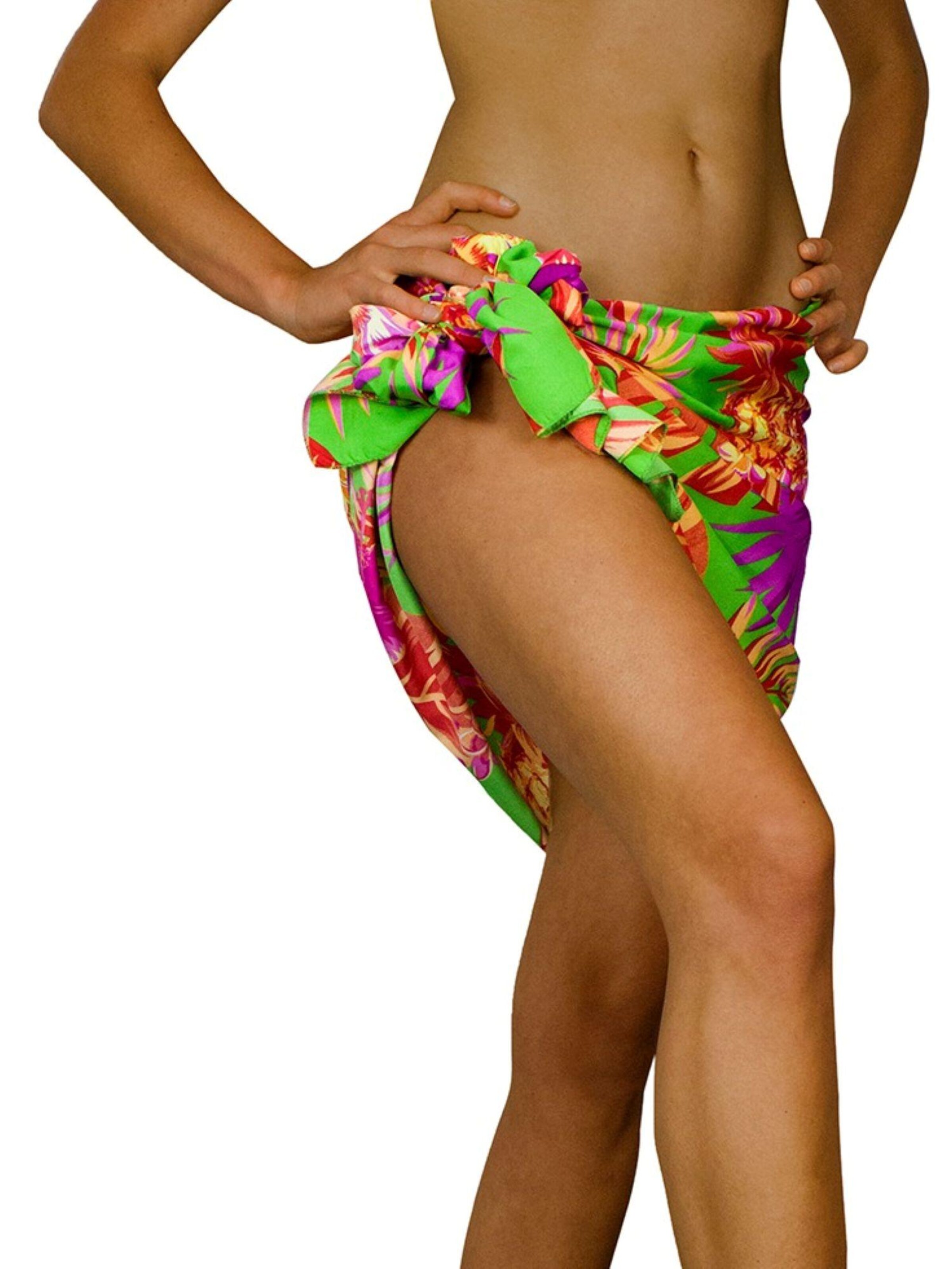 King Kameha Scarf 'Pineapple' in Green