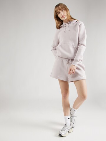 purpurinė Nike Sportswear Laisvas Kelnės 'Phoenix Fleece'