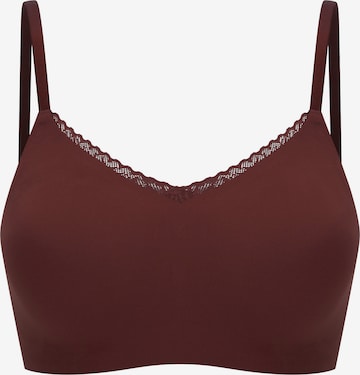 Soutien-gorge ' Invisible Soft Lace ' SCHIESSER en rouge : devant