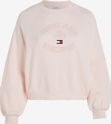 Tommy Jeans Curve Sweatshirt in Pink: front