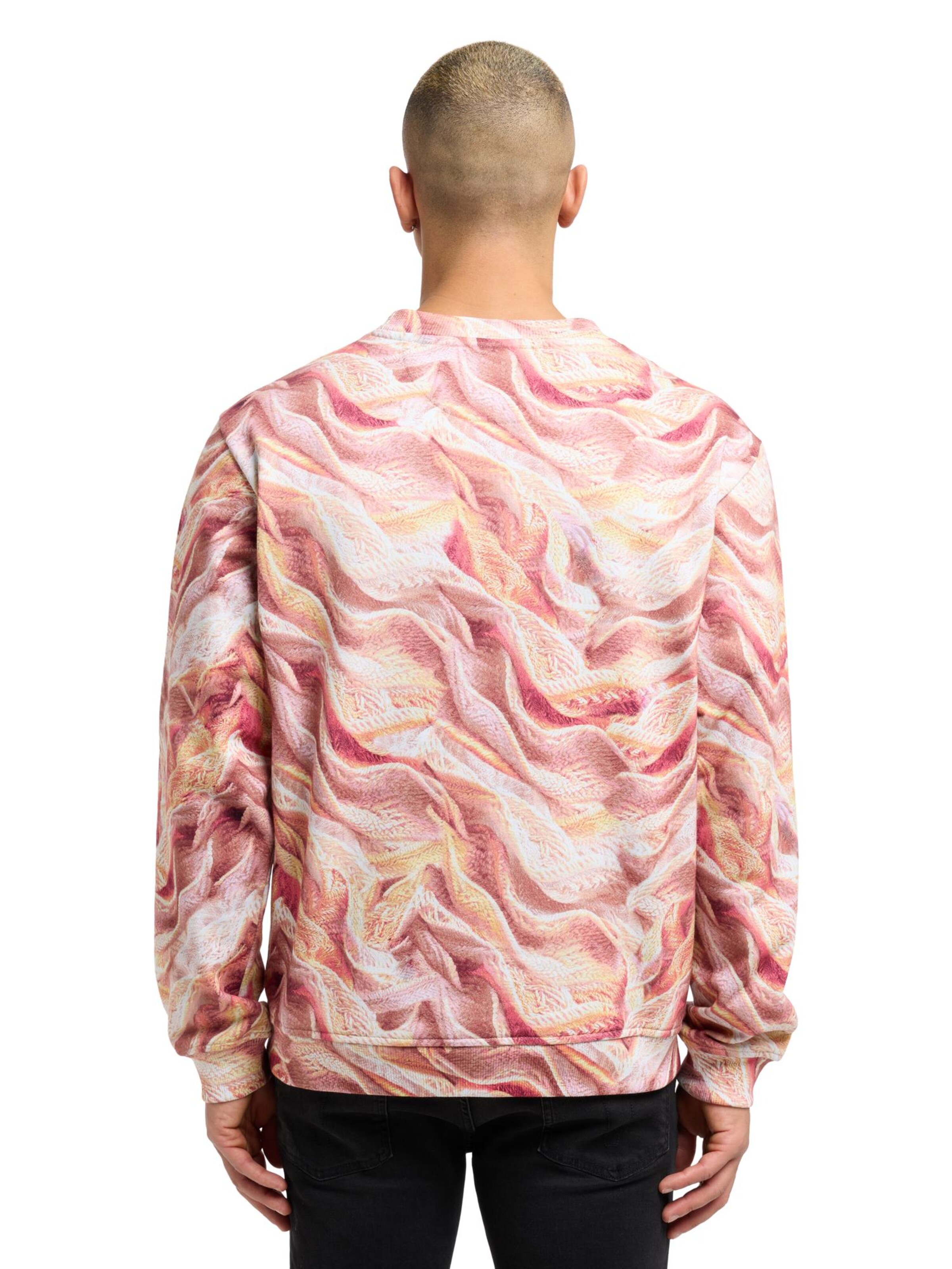 Carlo Colucci Sweatshirt 'Dotti' in Pink