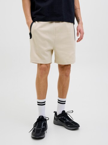 JACK & JONES Regular Pants 'JPSTGordon' in Beige: front